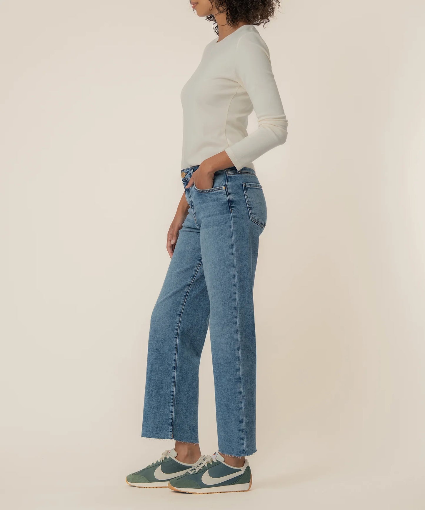 Charlotte High Rise Wide Leg Jean - Star