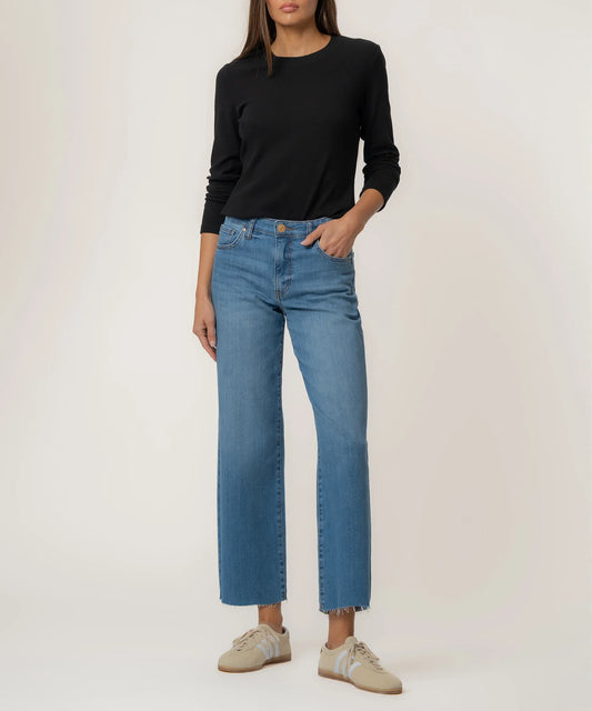 Charlotte High Rise Wide Leg Jean - Soaring