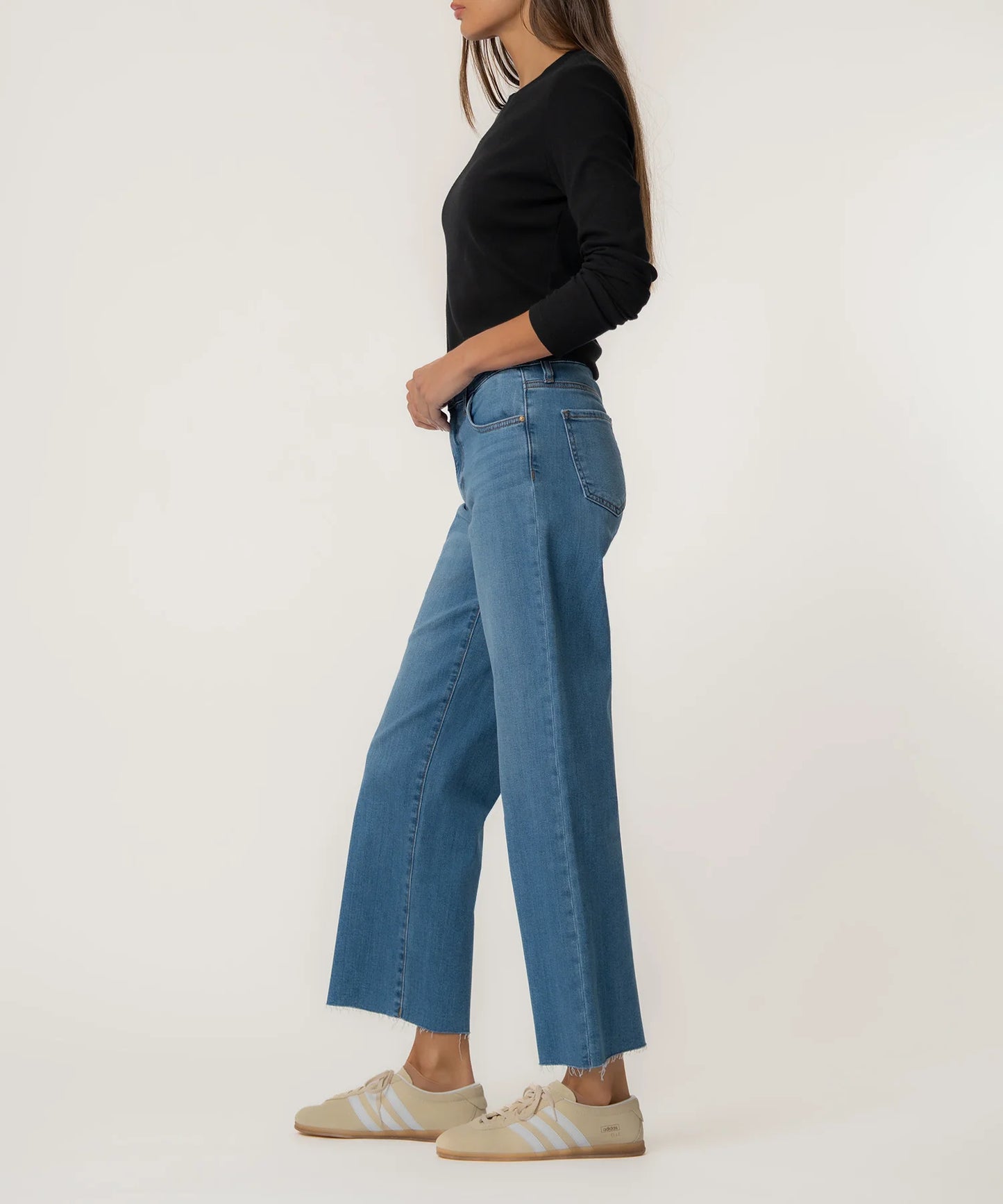 Charlotte High Rise Wide Leg Jean - Soaring