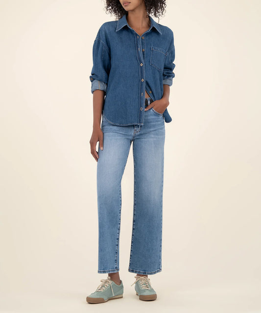 Charlotte High Rise Wide Leg Jean - Incontestable