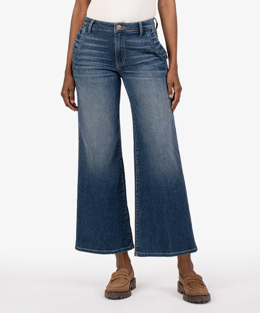 Meg High Rise Wide Leg Jean - Superb