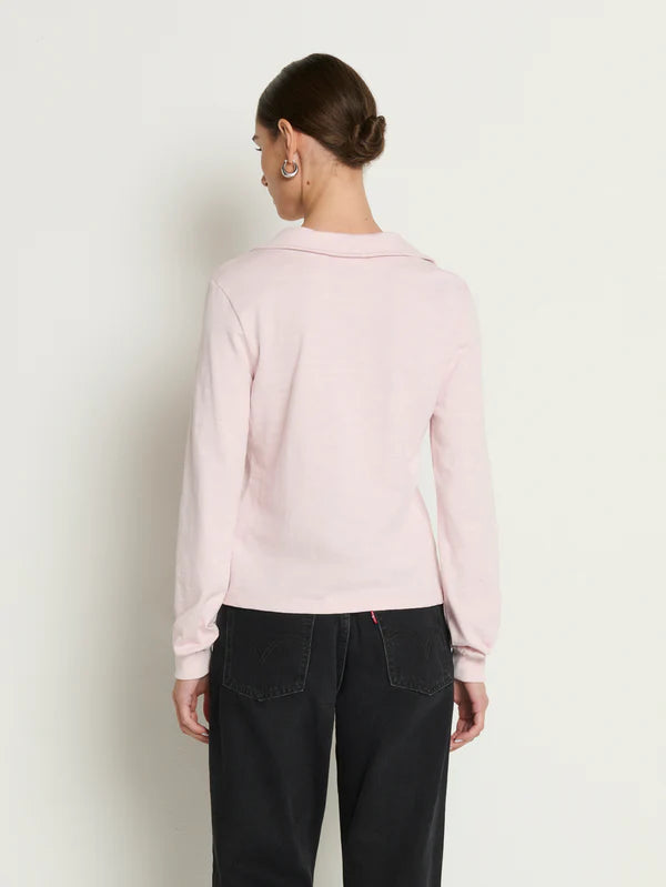 Kimberley Polo Tee - Blush