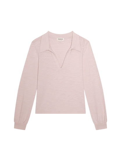 Kimberley Polo Tee - Blush