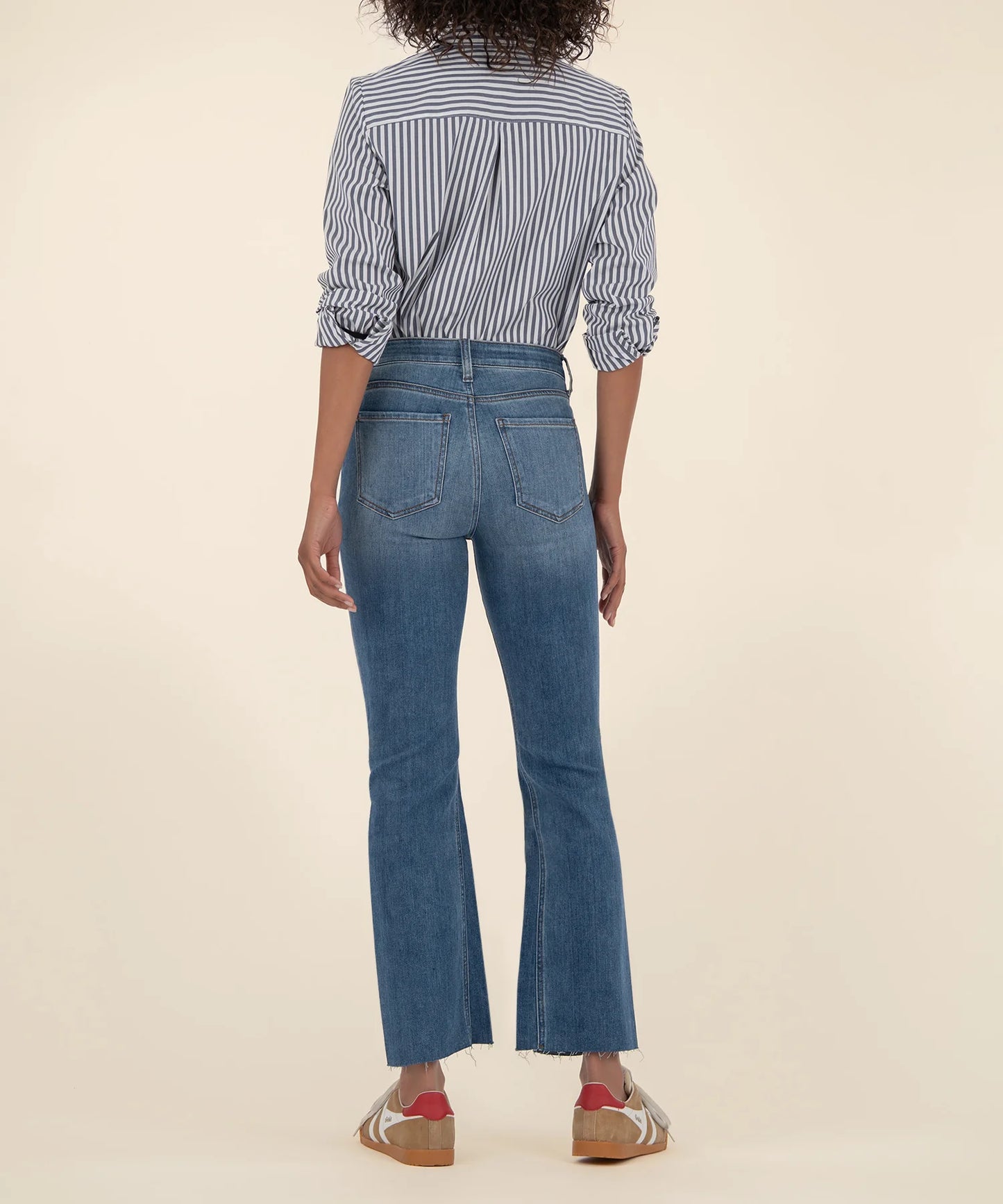 Kelsey High Rise Ankle Flare Jean - Rigor
