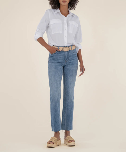 Kelsey High Rise Ankle Flare Jean - Acceptance