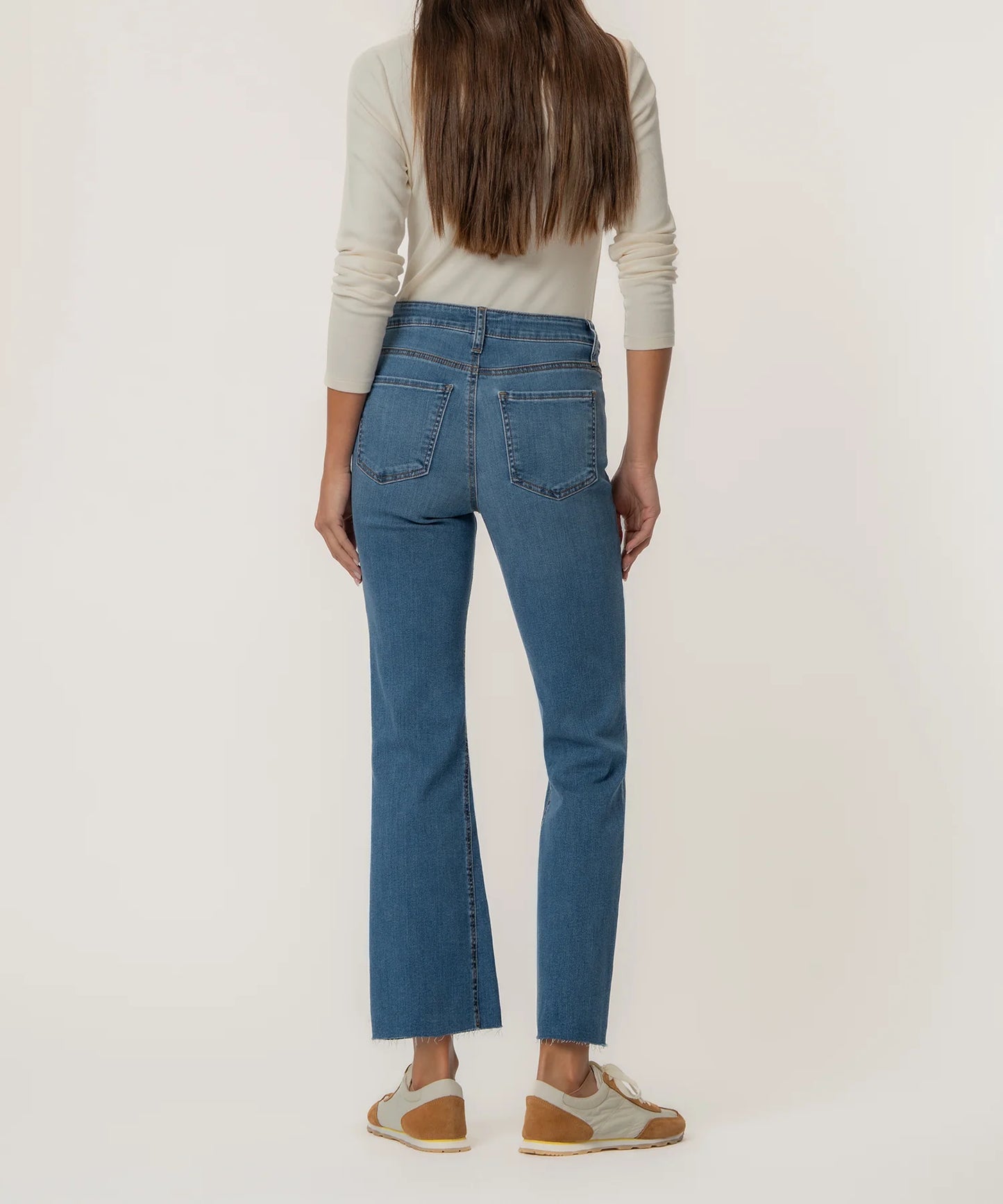 Kelsey High Rise Ankle Flare Jean - Sentiment