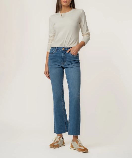 Kelsey High Rise Ankle Flare Jean - Sentiment