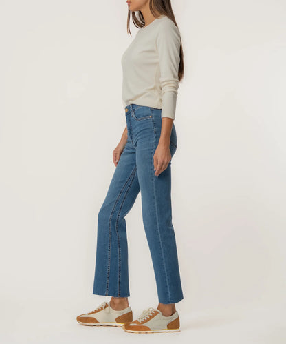 Kelsey High Rise Ankle Flare Jean - Sentiment