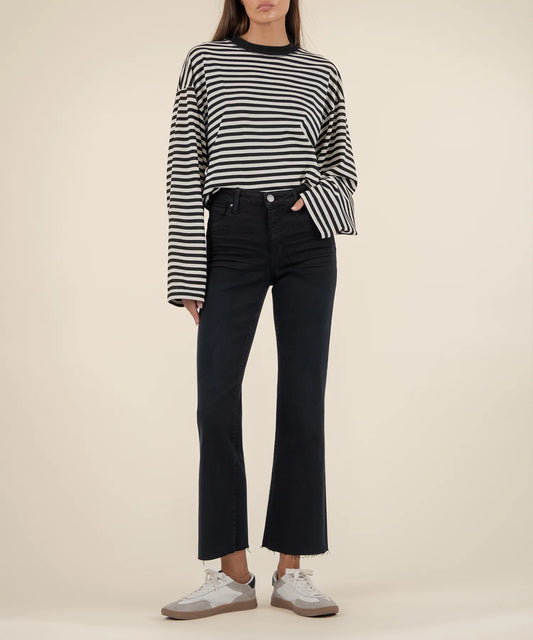 Kelsey High Rise Ankle Flare Jean - Firm