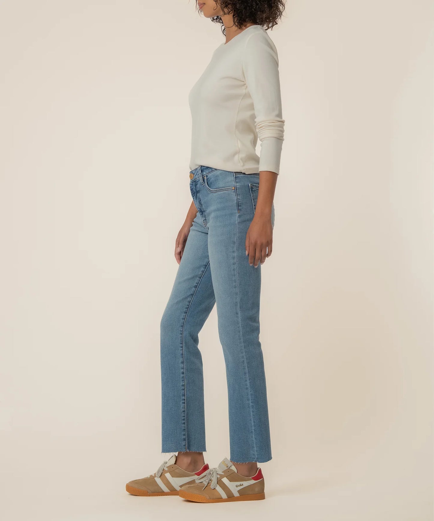 Kelsey High Rise Ankle Flare Jean - Achievement