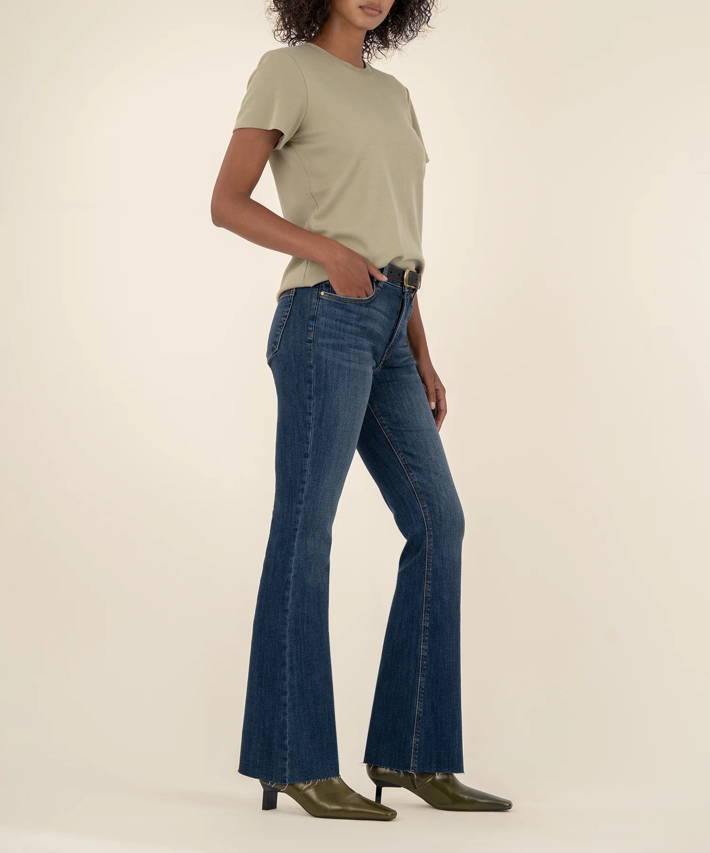 Stella High Rise Flare Jean - Intriguing