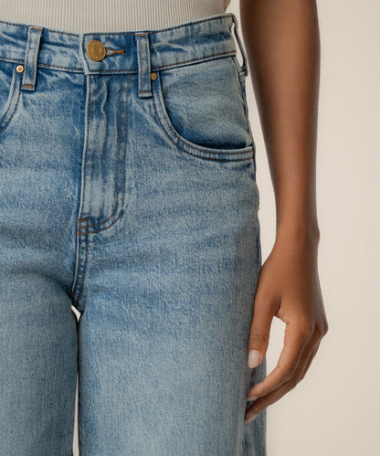 Gwen High Rise Wide Leg Jean - Well