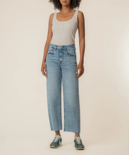 Gwen High Rise Wide Leg Jean - Well