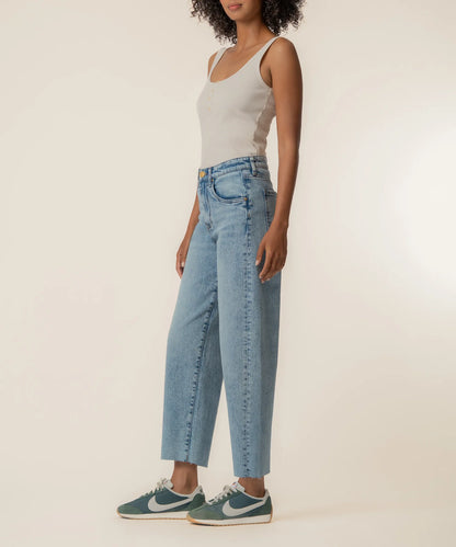 Gwen High Rise Wide Leg Jean - Well