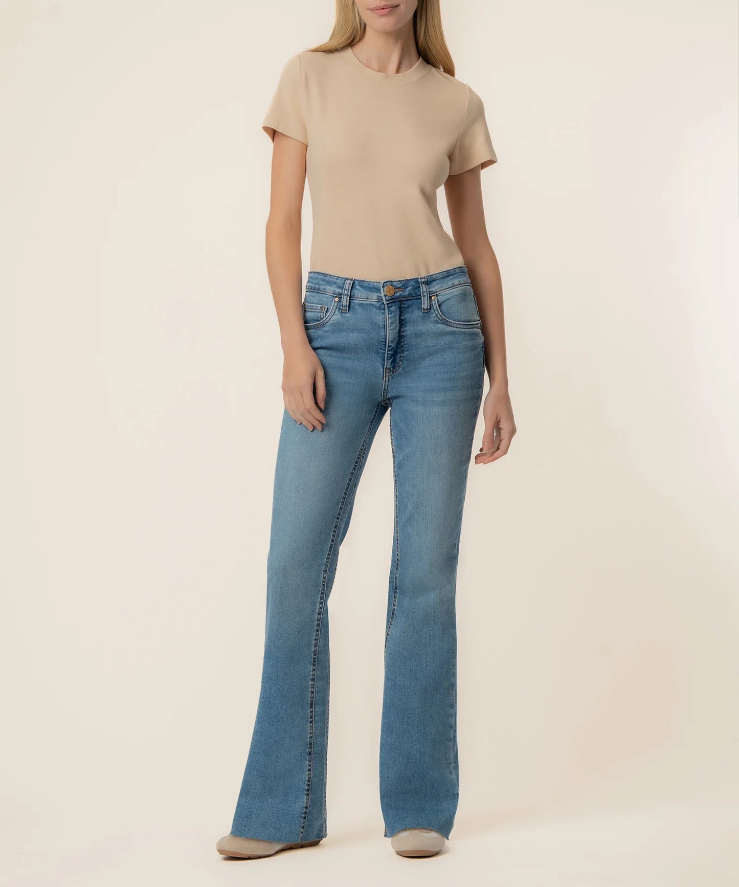 Kelly High Rise Flare Jean - Legend