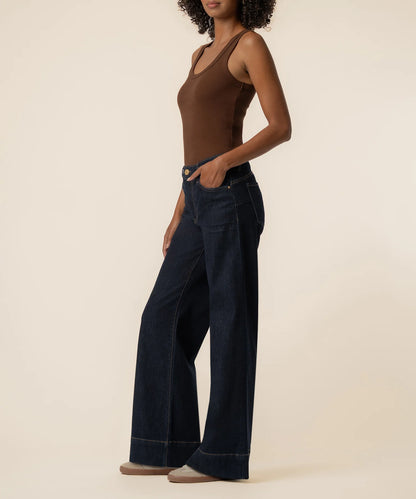 Maya High Rise Wide Leg Jean - Amaze