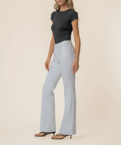 Stella High Rise Flare Jean - Optic White