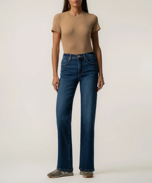 Avery High Rise Straight Leg Jean - Sustainably