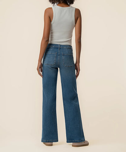 Jean High Rise Wide Leg Jean - Incandescent
