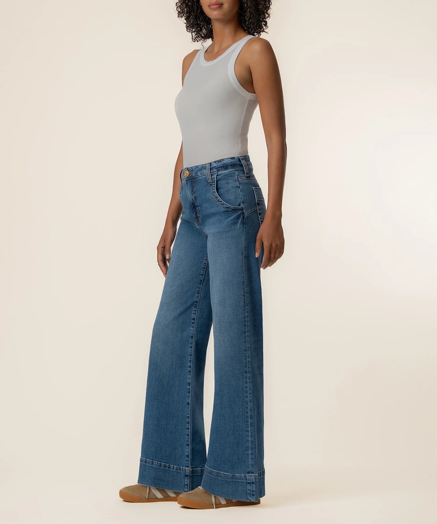 Maya High Rise Wide Leg Jean - Journey