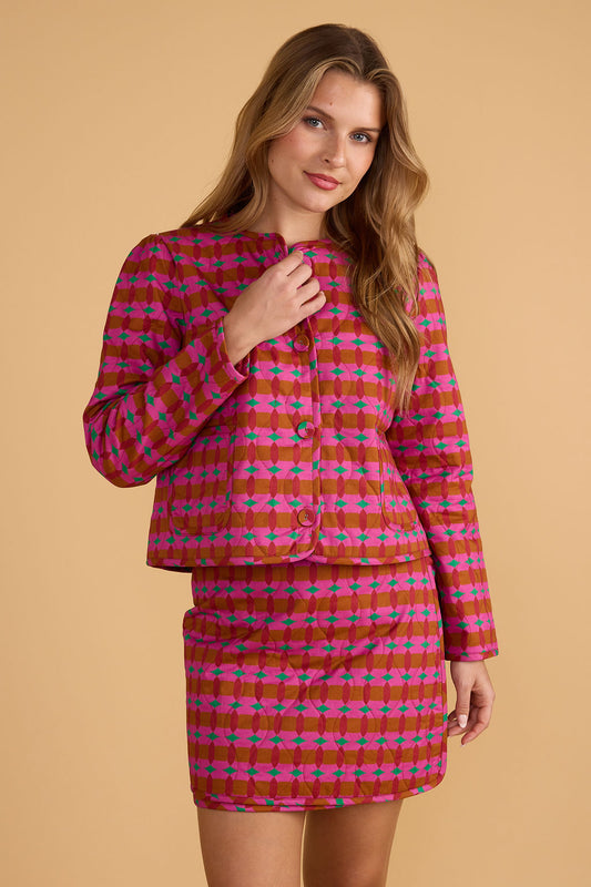 Hazel Jacket - Oxford Geo