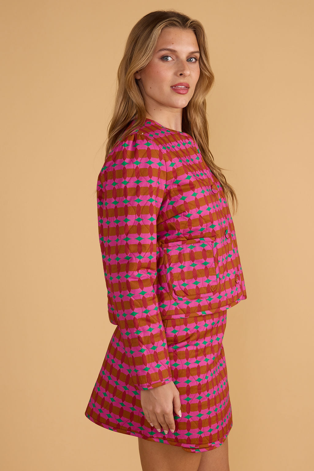 Hazel Jacket - Oxford Geo