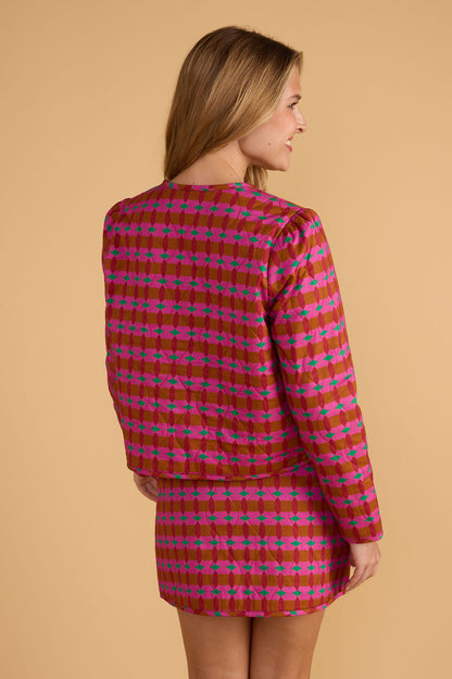 Hazel Jacket - Oxford Geo