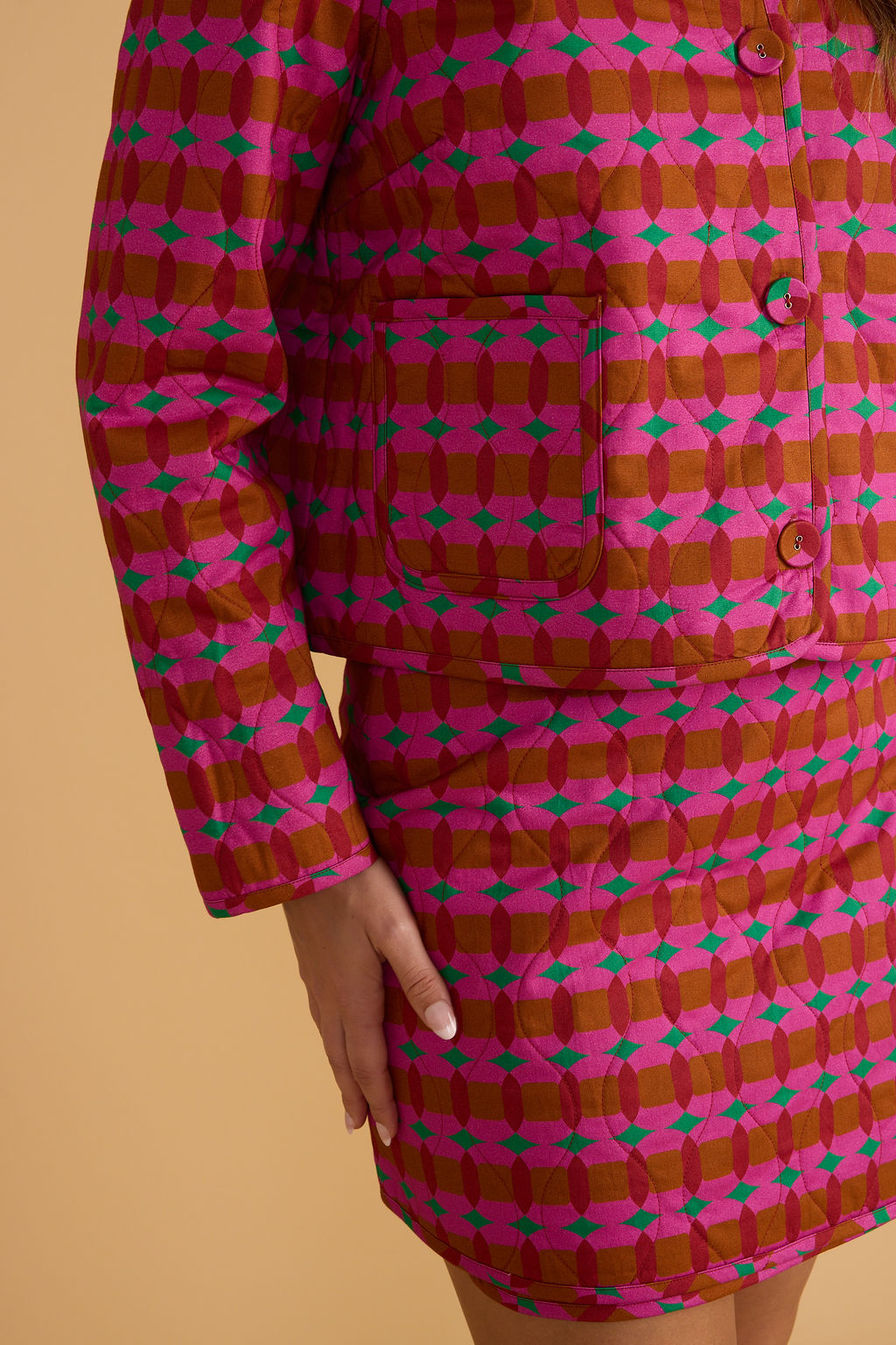 Hazel Jacket - Oxford Geo