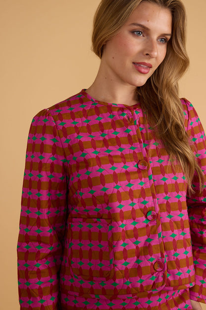Hazel Jacket - Oxford Geo