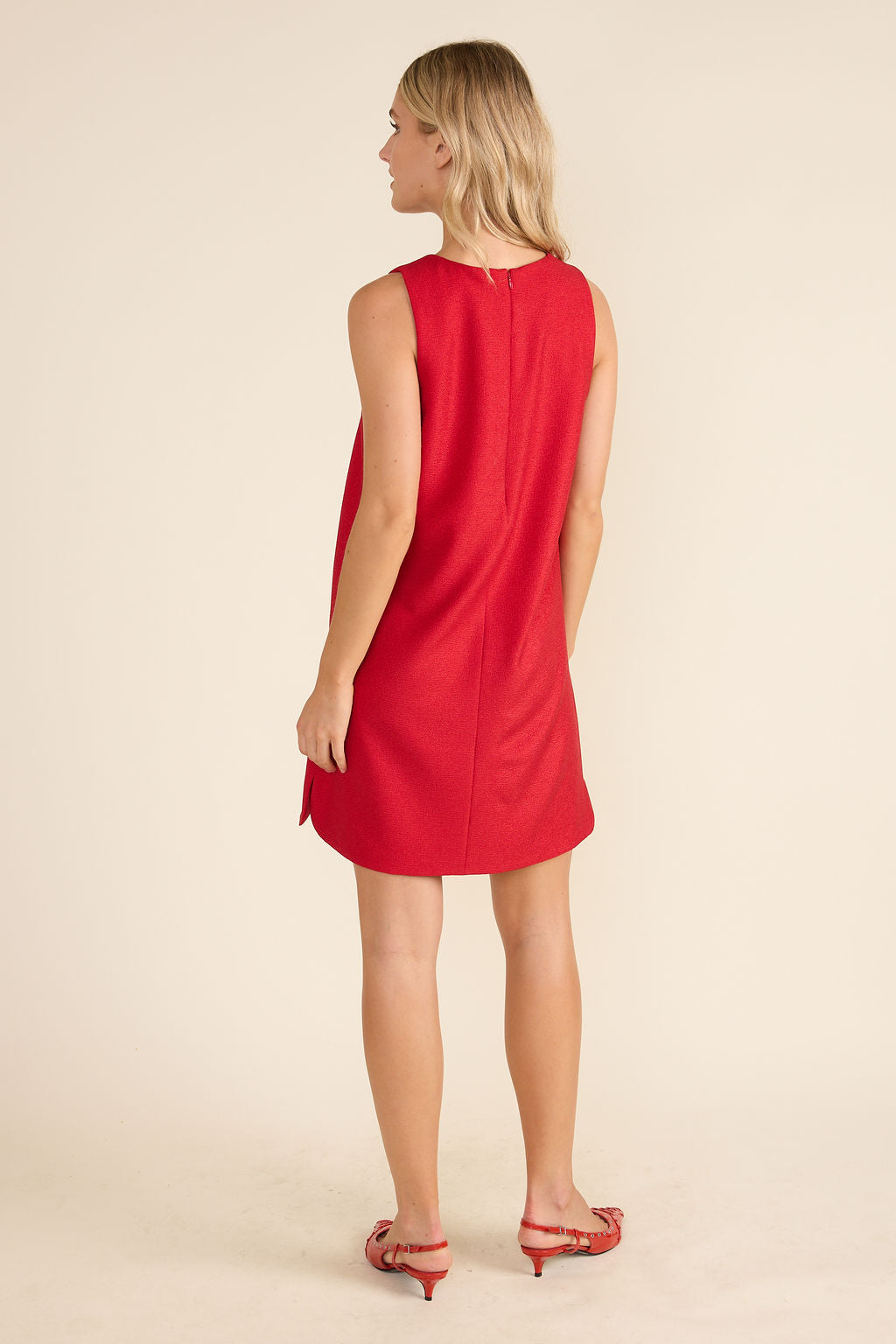 Arlo Dress - Crimson