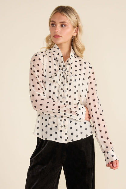 Eugenie Top - Parisian Dot