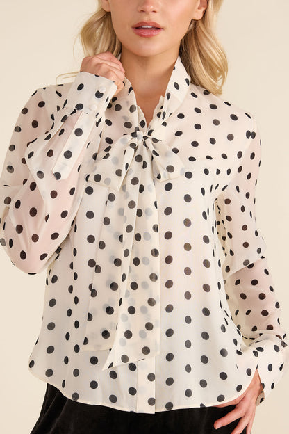 Eugenie Top - Parisian Dot