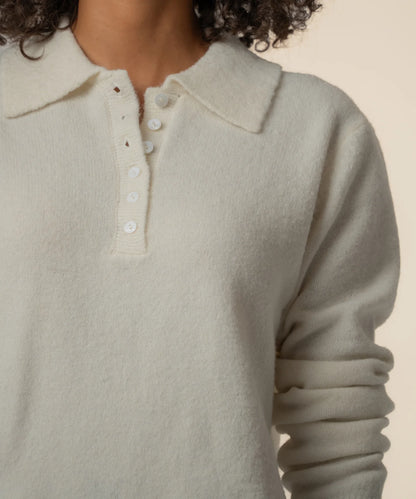 Tassie Long Sleeve Sweater - Cream