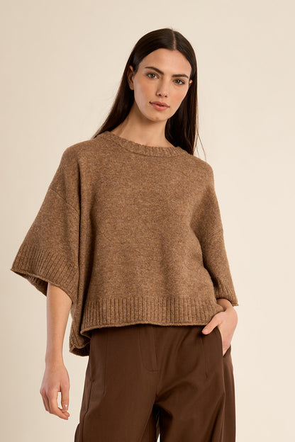 Cozy Luxe Sweater - Camel
