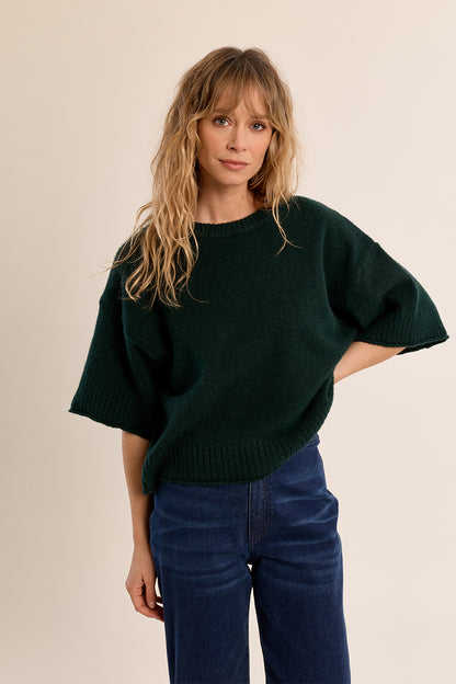 Cozy Luxe Sweater - Forest Green