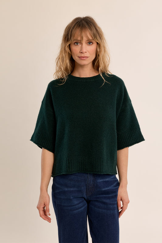 Cozy Luxe Sweater - Forest Green