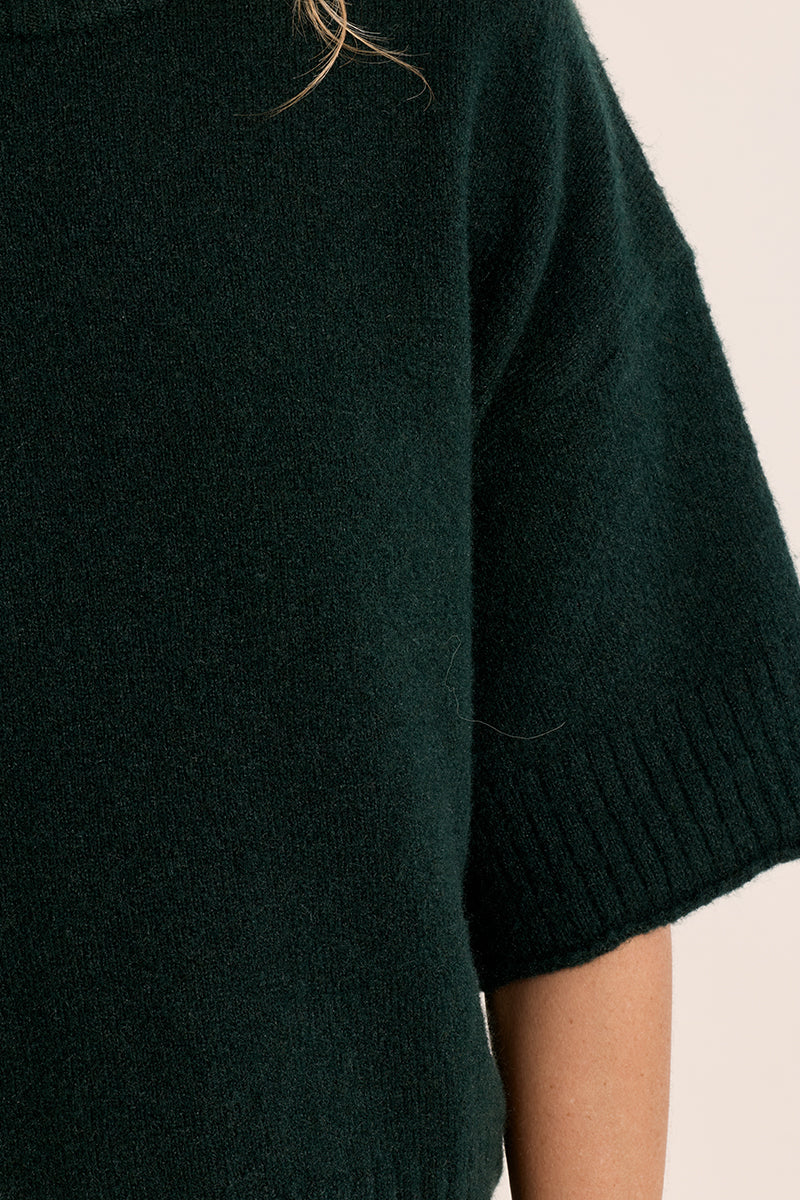 Cozy Luxe Sweater - Forest Green