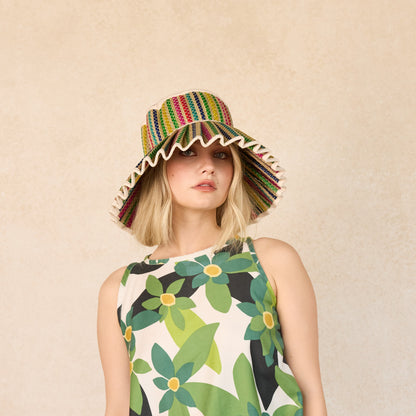 Lorna Murray Luxe Capri Hat - Summer White - Tropical