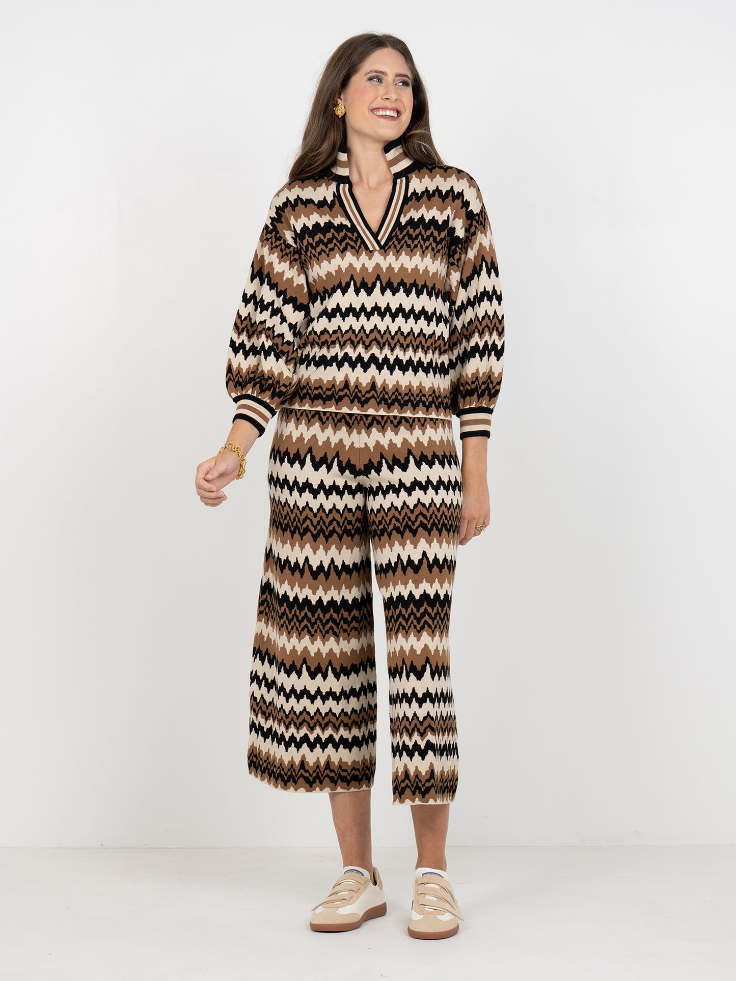 Lolli Sweater Top - Mocha Mirage