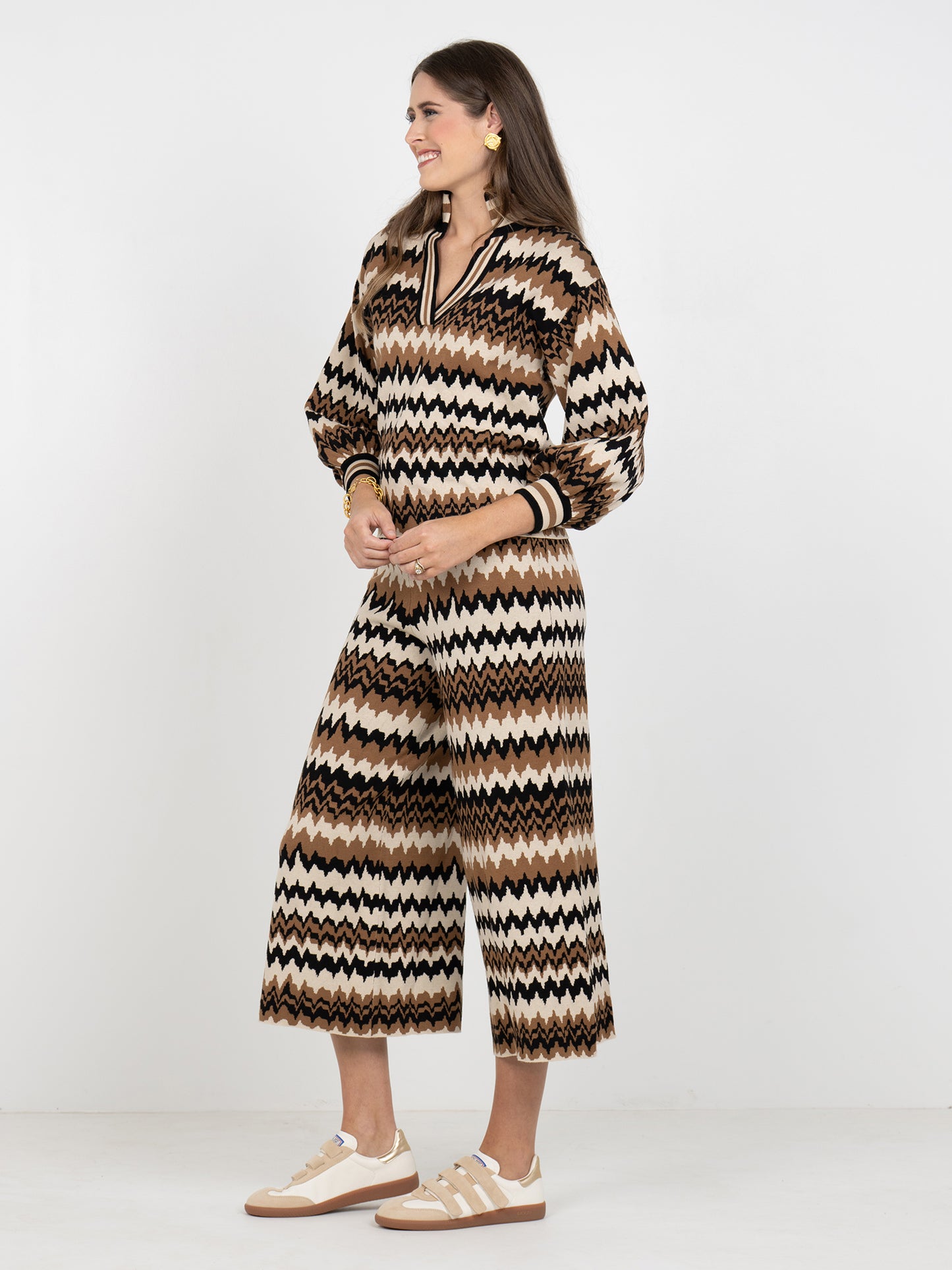 Lolli Sweater Top - Mocha Mirage