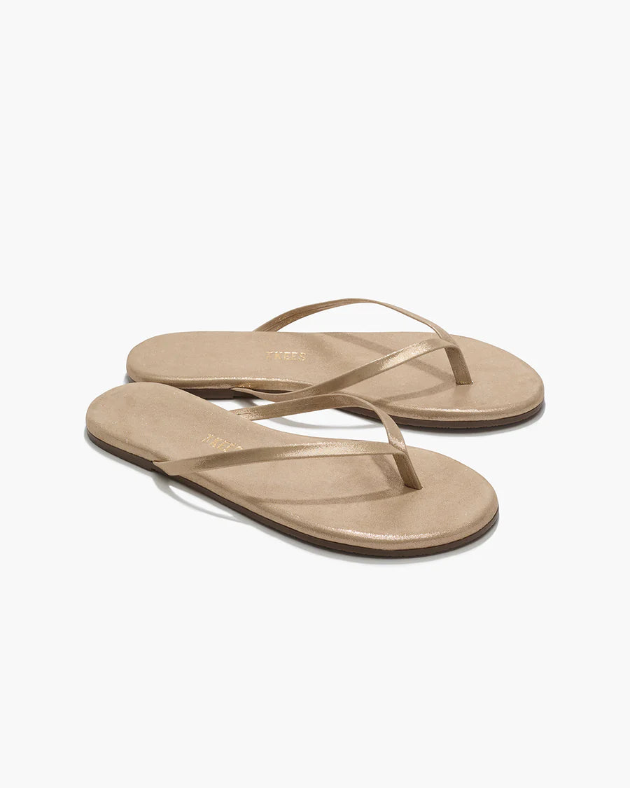TKEES Lily Glitters Flip Flop - Pink Pearl