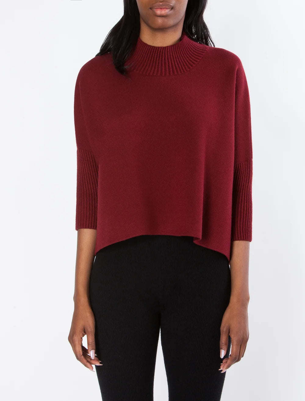 Aja Sweater - Dark Cherry