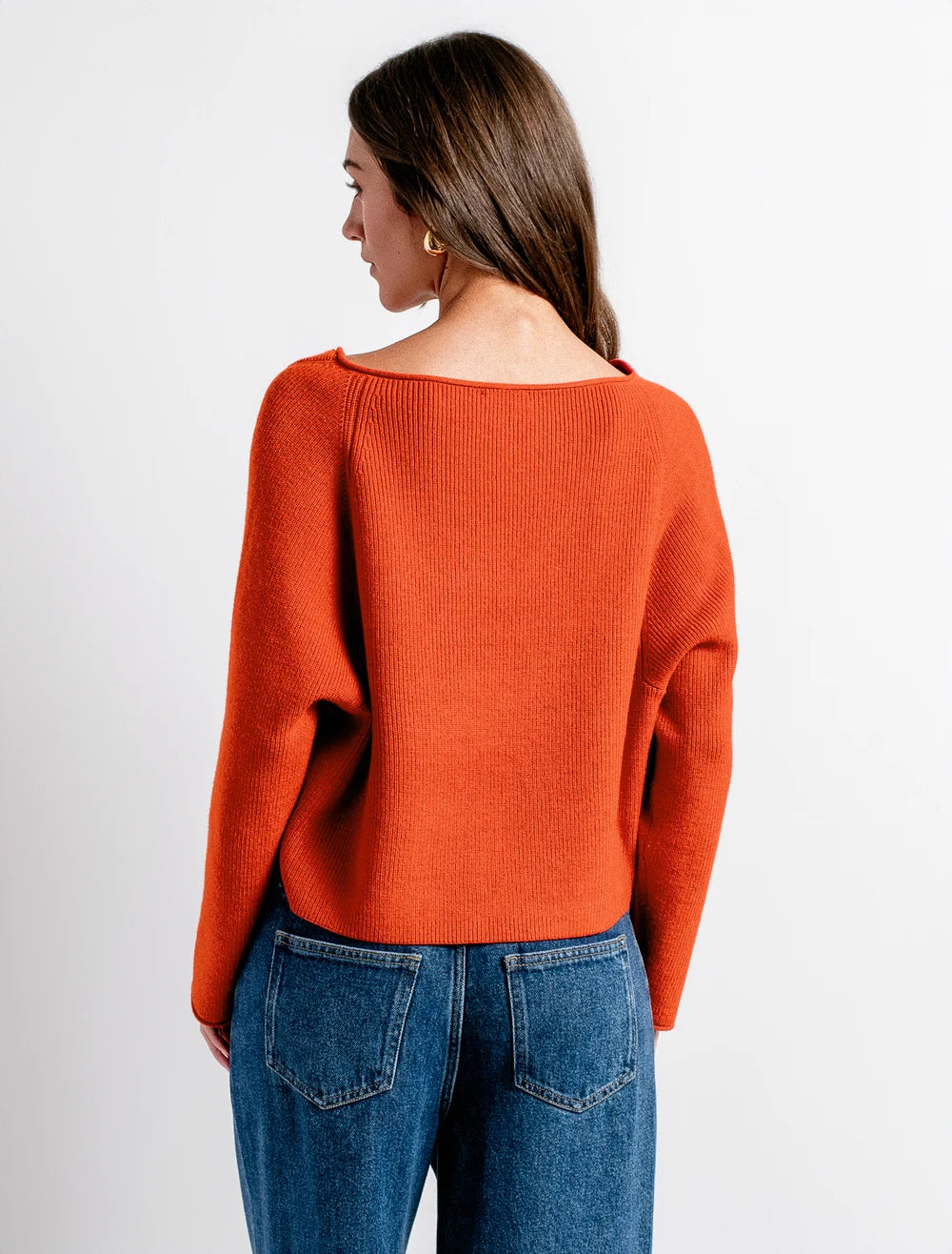 Asima 'V' Top - Dark Coral