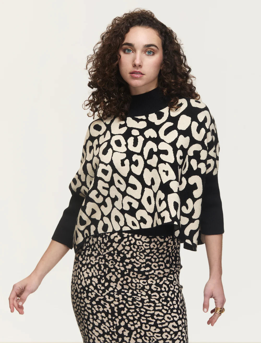 Aja Bozoma Sweater - Black/Ecru