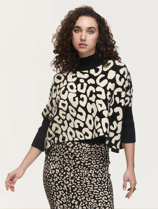 Aja Bozoma Sweater - Black/Ecru