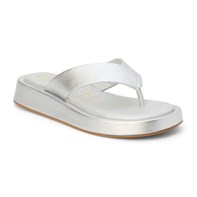 Mallorca Flip Flop Sandal - Silver