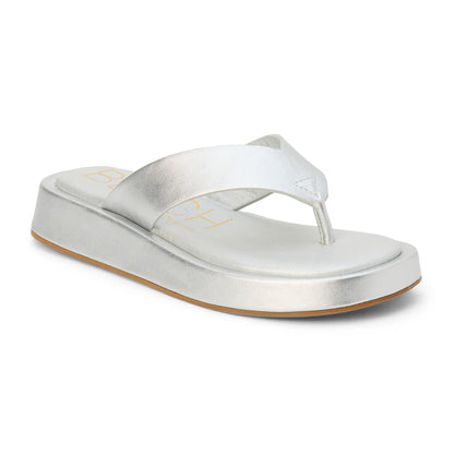 Mallorca Flip Flop Sandal - Silver