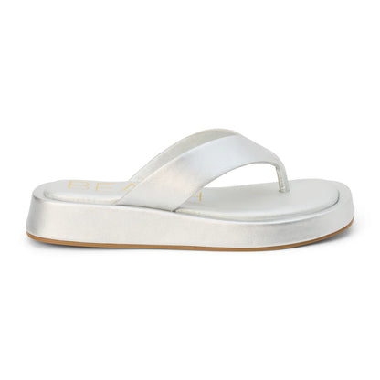 Mallorca Flip Flop Sandal - Silver