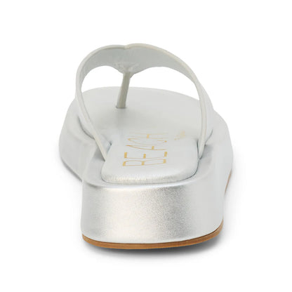 Mallorca Flip Flop Sandal - Silver