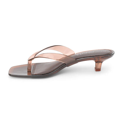 Margo Heeled Sandal - Brown